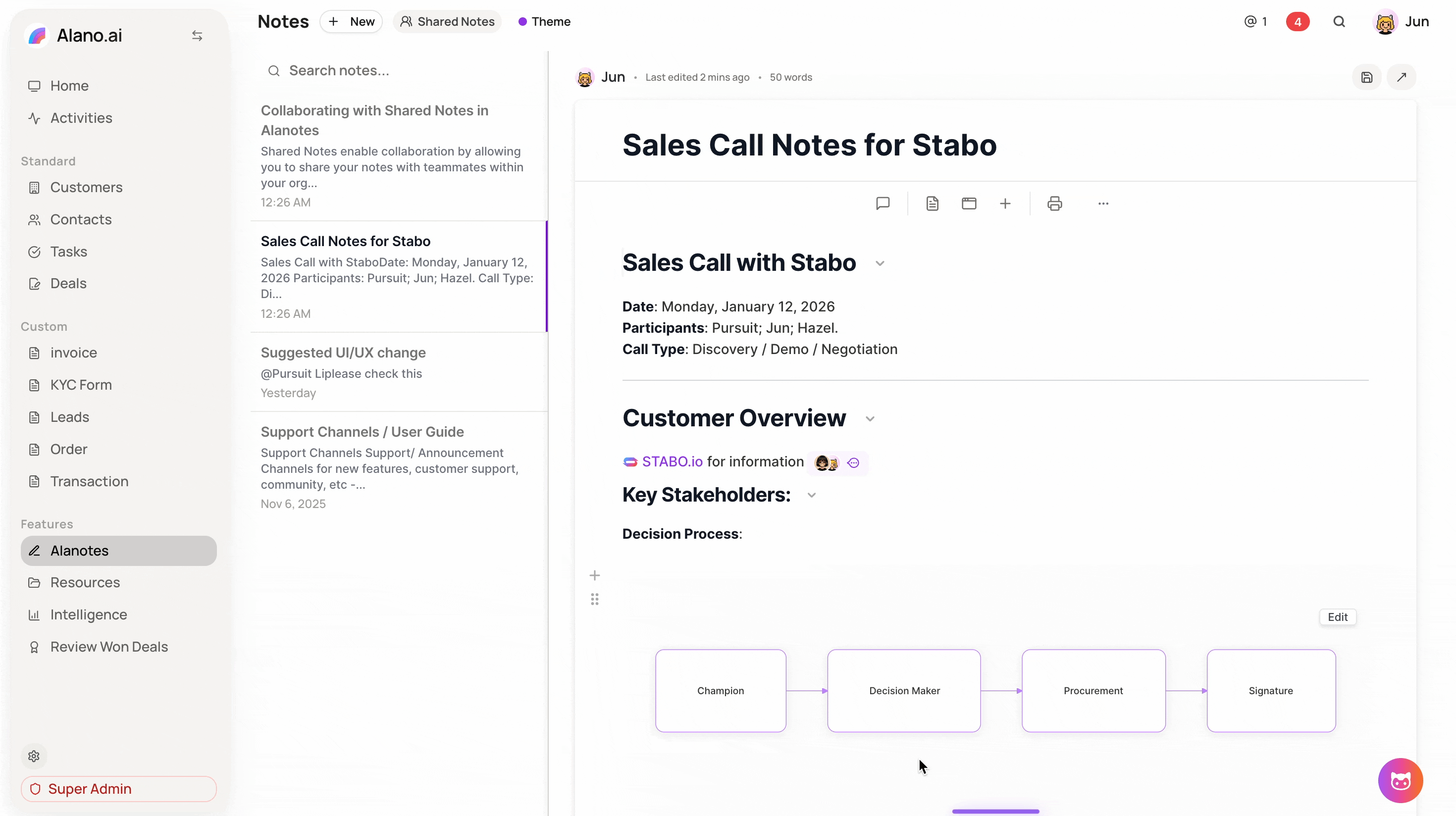 Screenshot for Quick Notes Panel