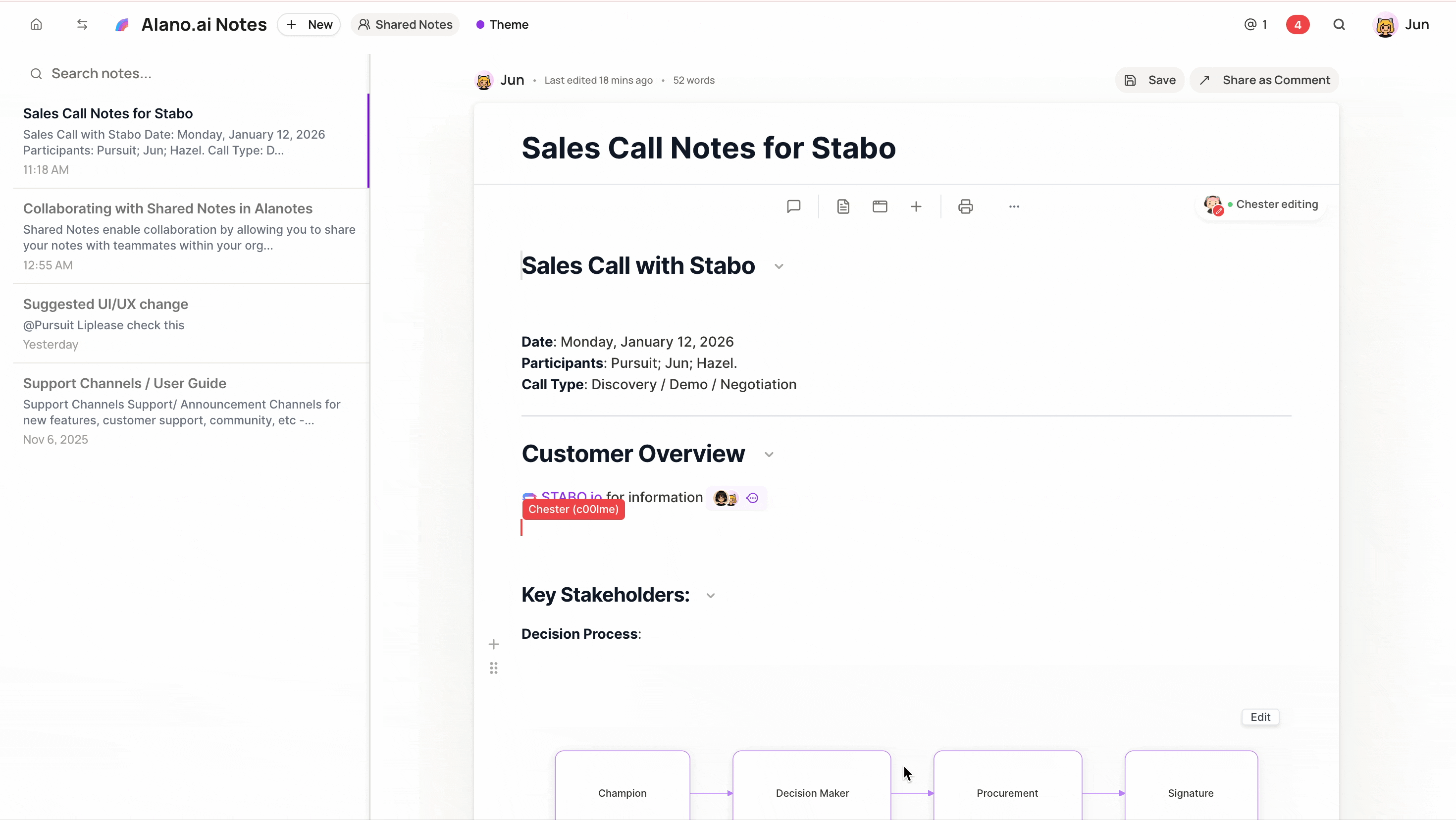 Screenshot for Real-time Collaboration