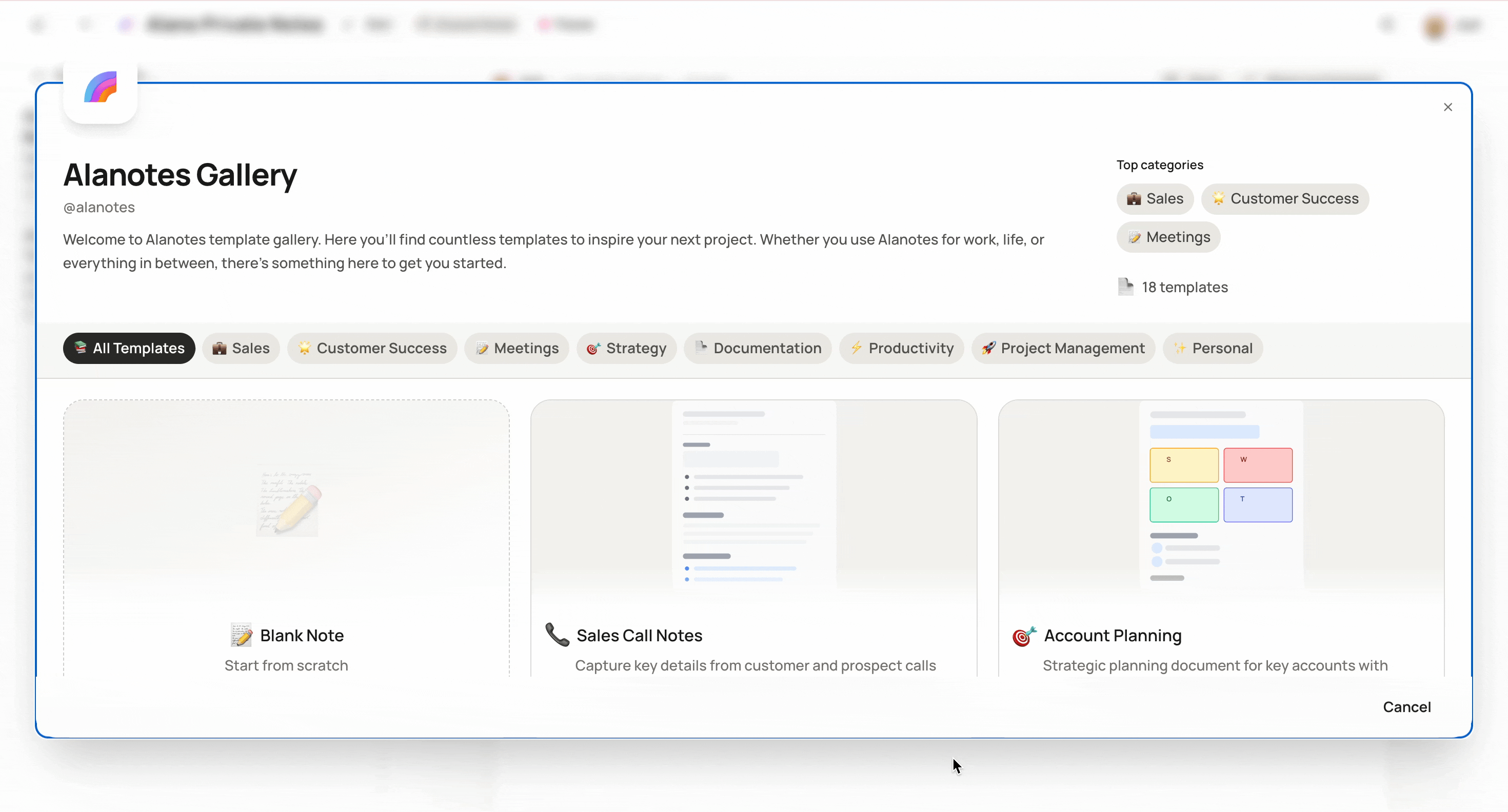 Screenshot for Create Note