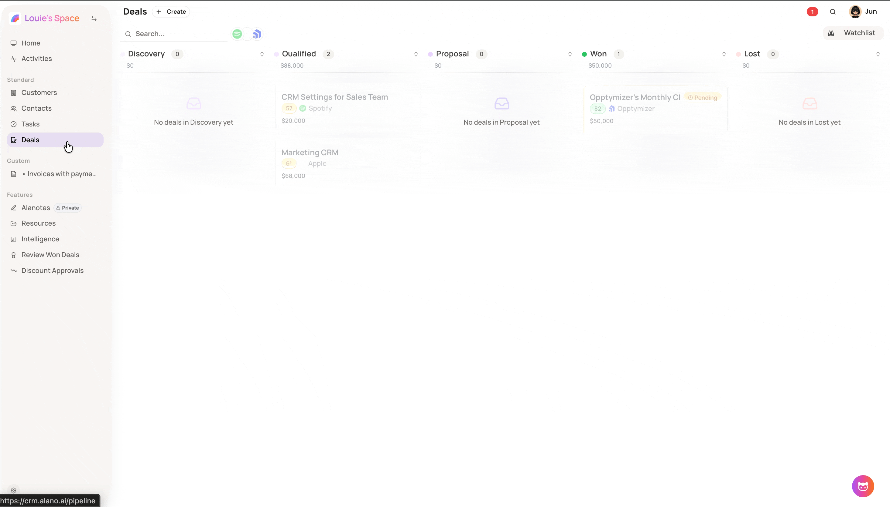 Screenshot for Deals Linking