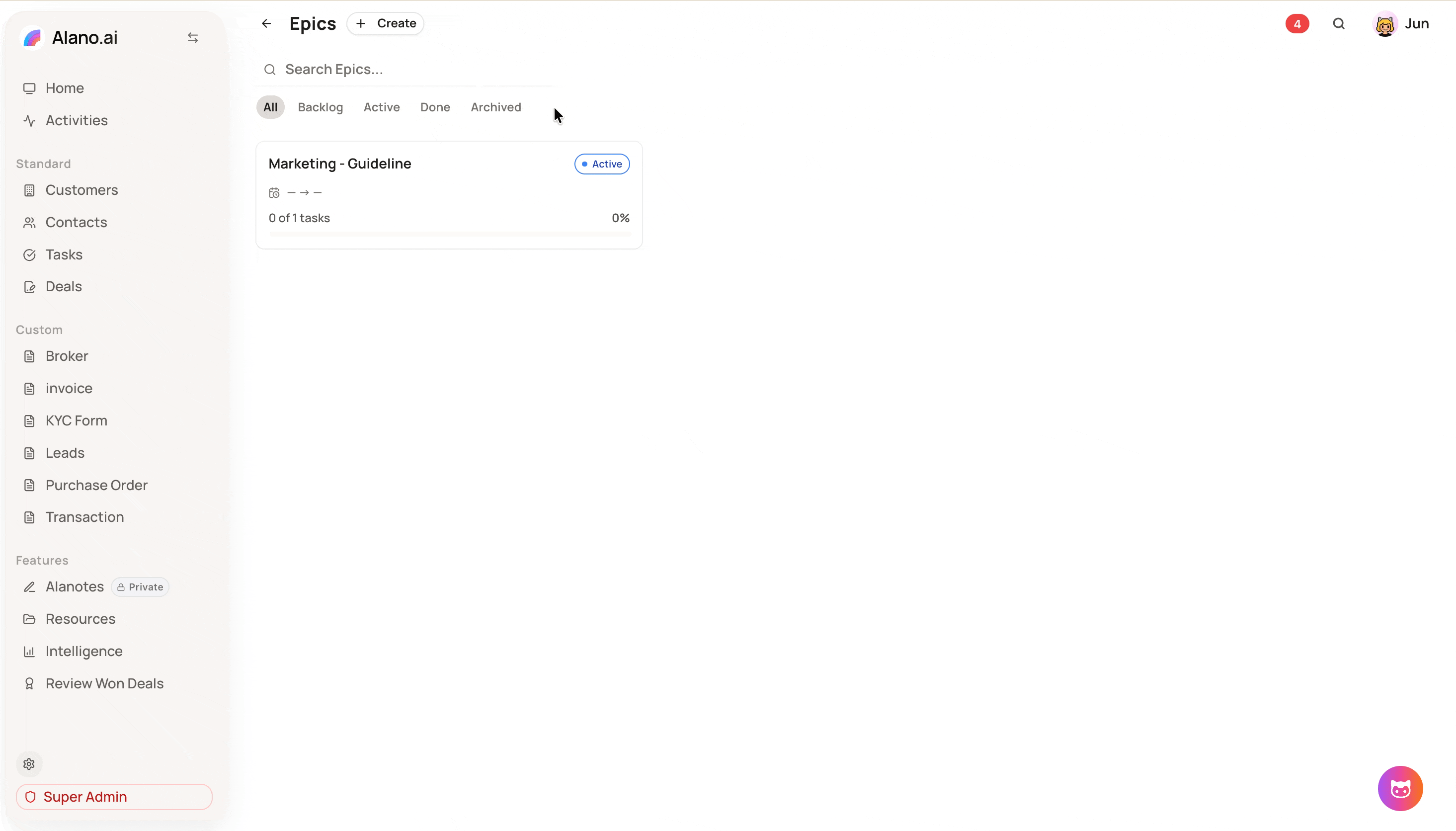 Screenshot for Epic