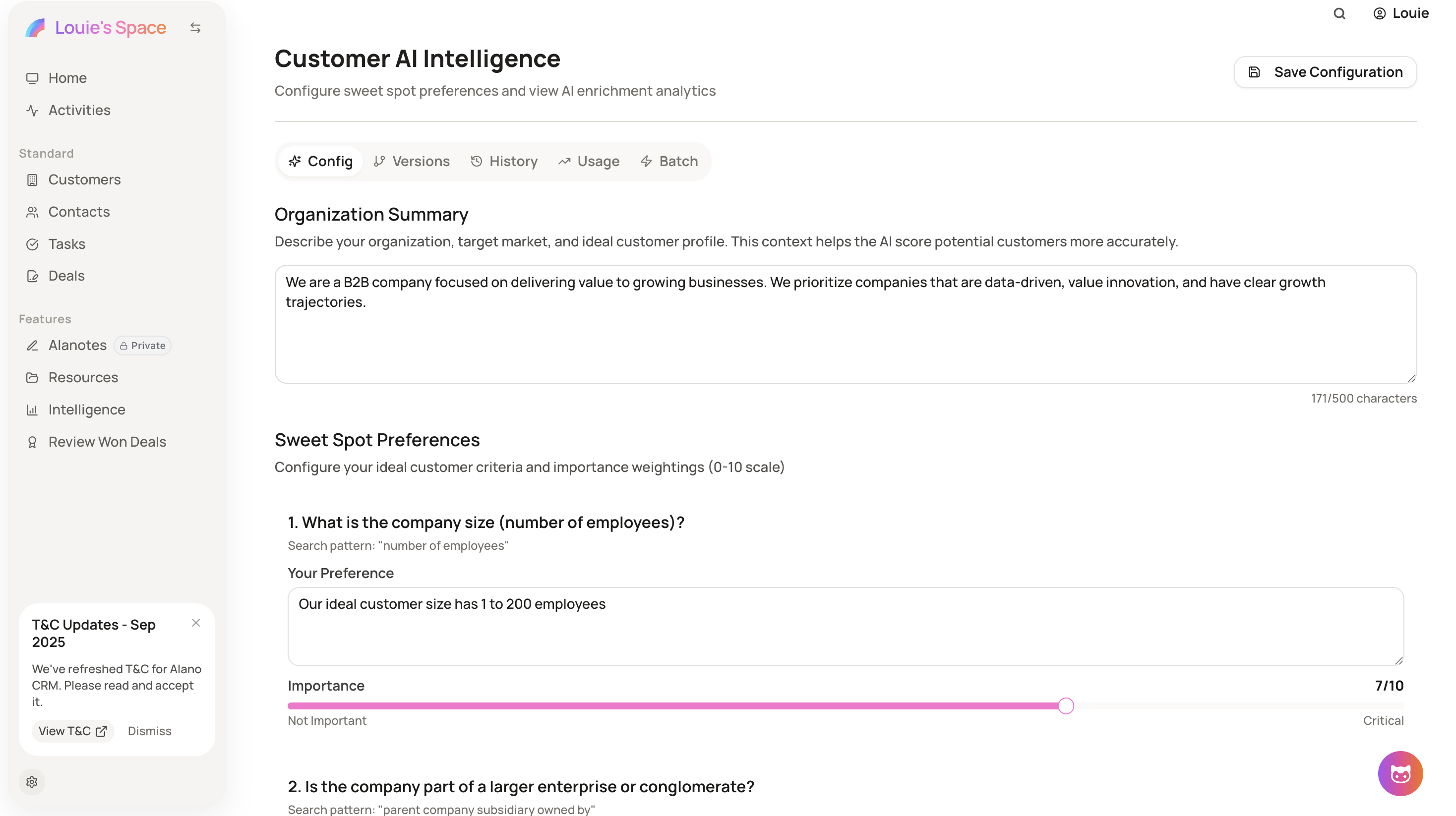 Screenshot for AI Scoring & Ranking