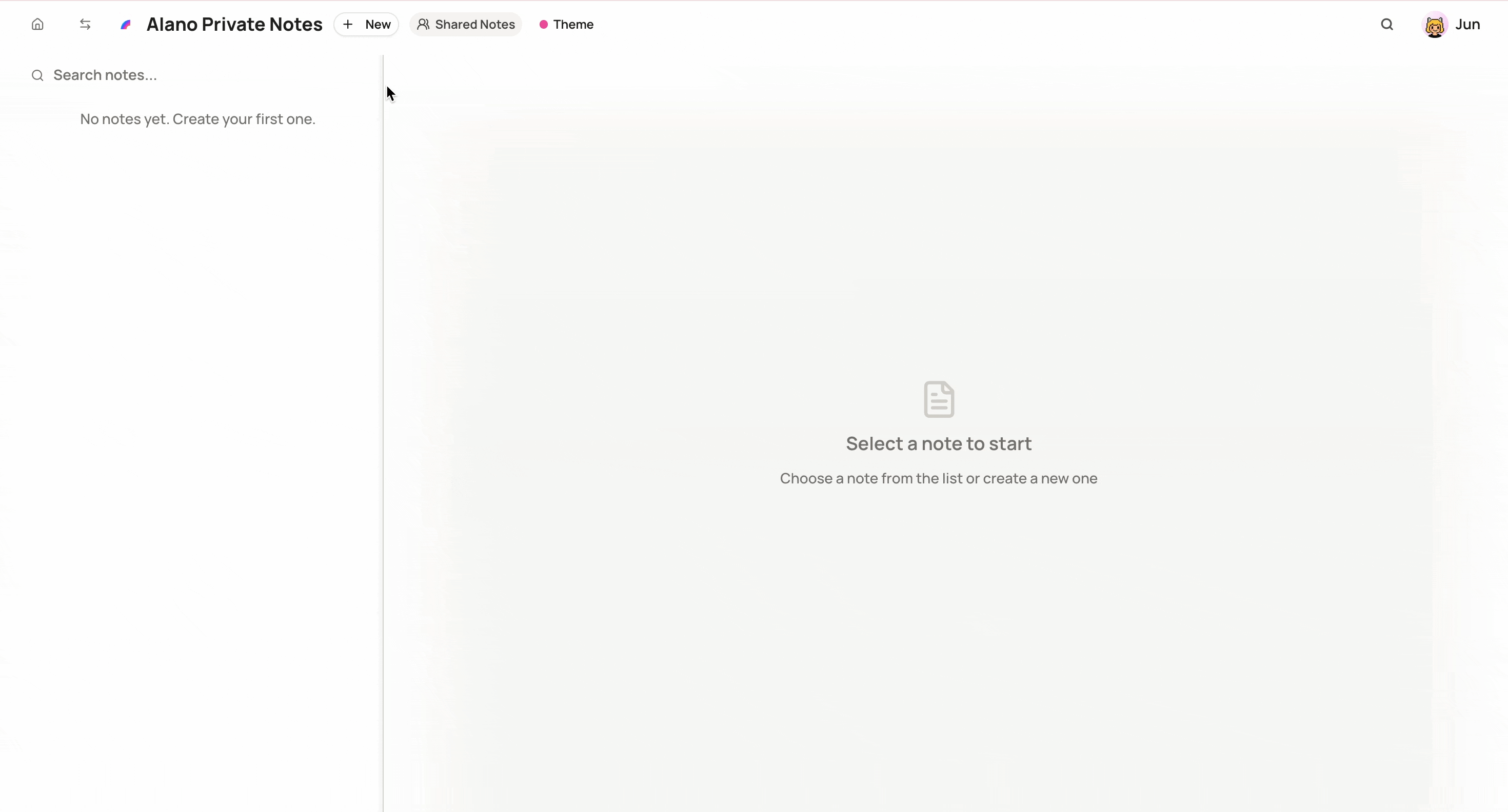 Screenshot for Create Note